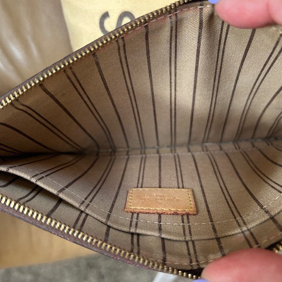 💯% Authentic Louis Vuitton Monogram Neverfull MM Full Set🤎🧡 - Picture 4 of 15